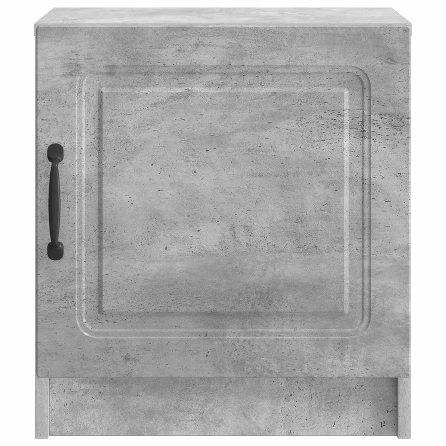 Cabinet de chevet Gris béton 43 x 34,5 x 47 cm - 5
