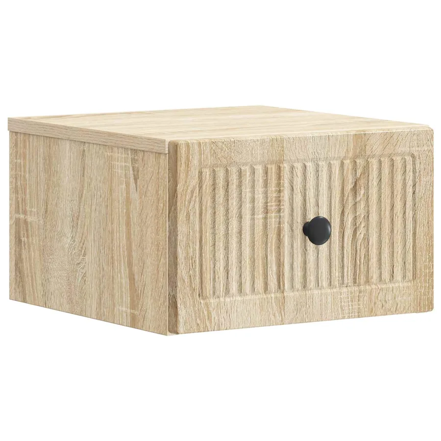 Cabinet de chevet mural Chêne Sonoma 33 x 34,5 x 20 cm - 2