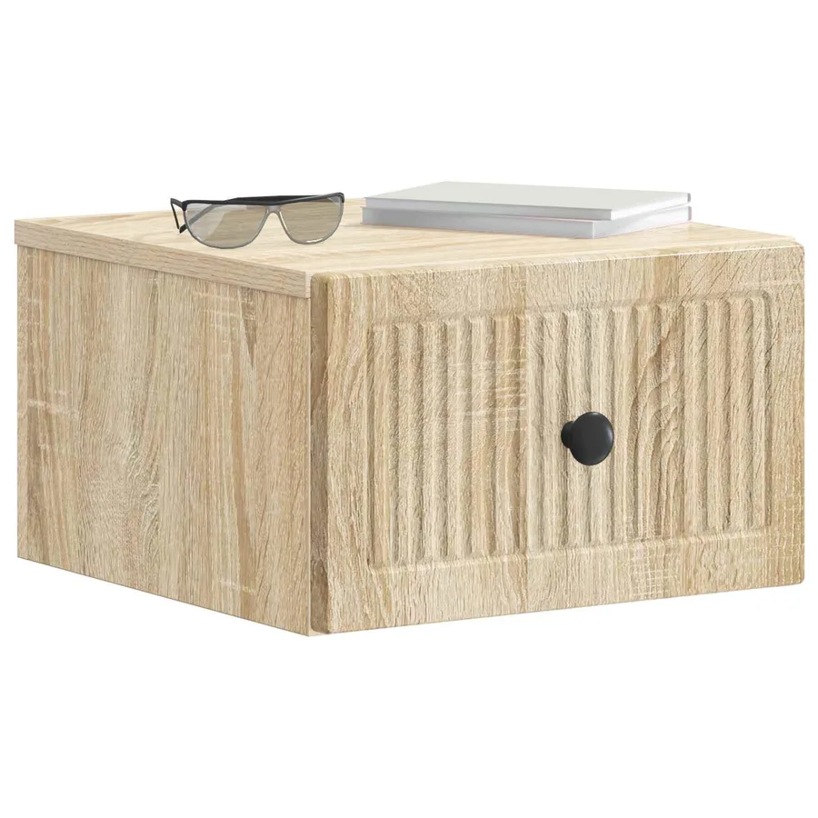 Cabinet de chevet mural Chêne Sonoma 33 x 34,5 x 20 cm - 3