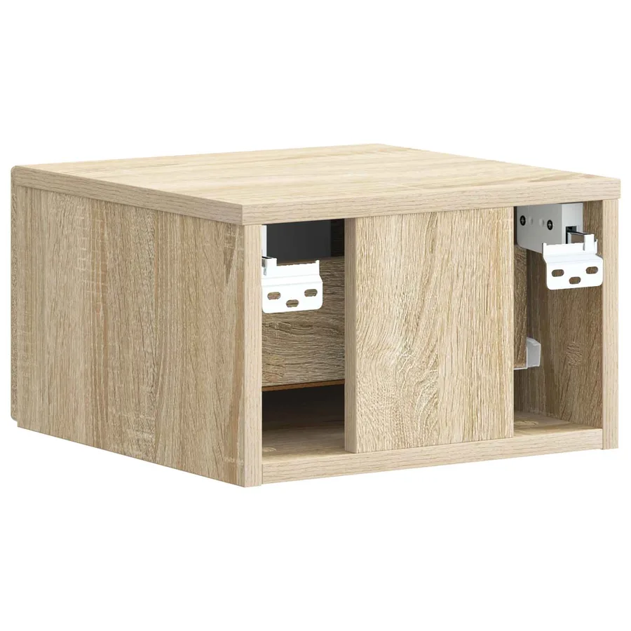 Cabinet de chevet mural Chêne Sonoma 33 x 34,5 x 20 cm - 7
