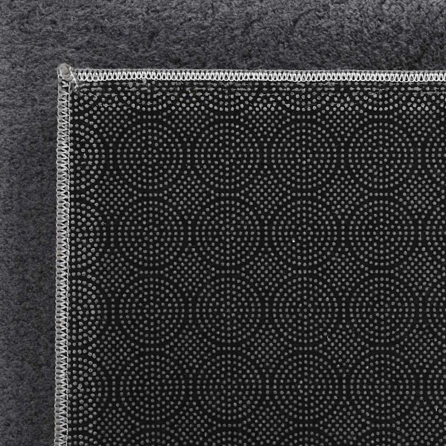 Tapis shaggy doux lavable 160x230 cm Antidérapant Anthracite - 6