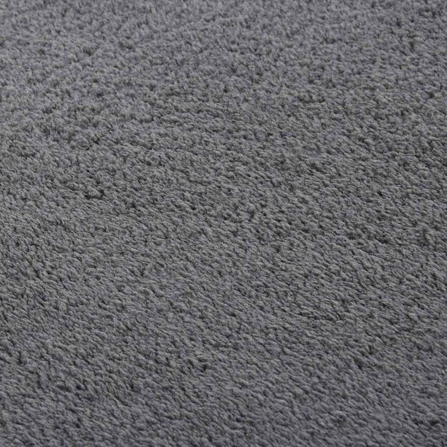 Tapis shaggy doux lavable 160x230 cm Antidérapant Anthracite - 7