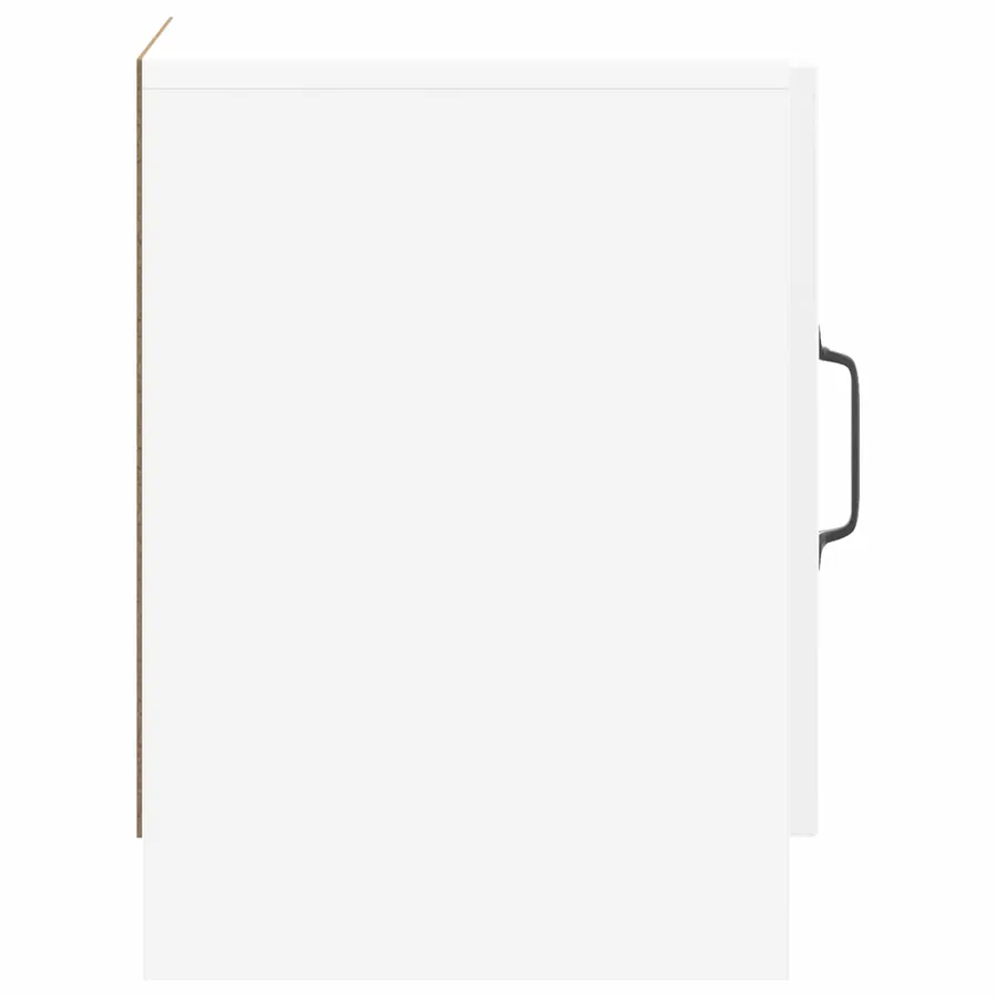 Cabinet de chevet Blanc brillant 43 x 34,5 x 47 cm - 6