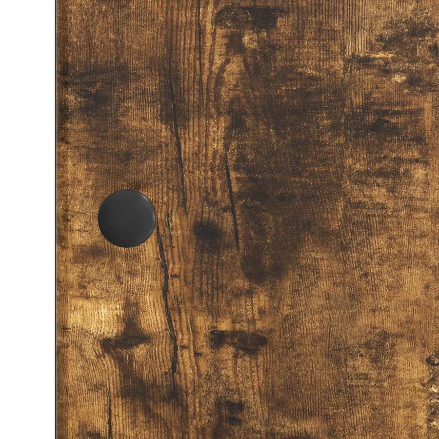 Buffet Chêne fumé 33 x 34,5 x 90 cm Bois d'ingénierie - 8