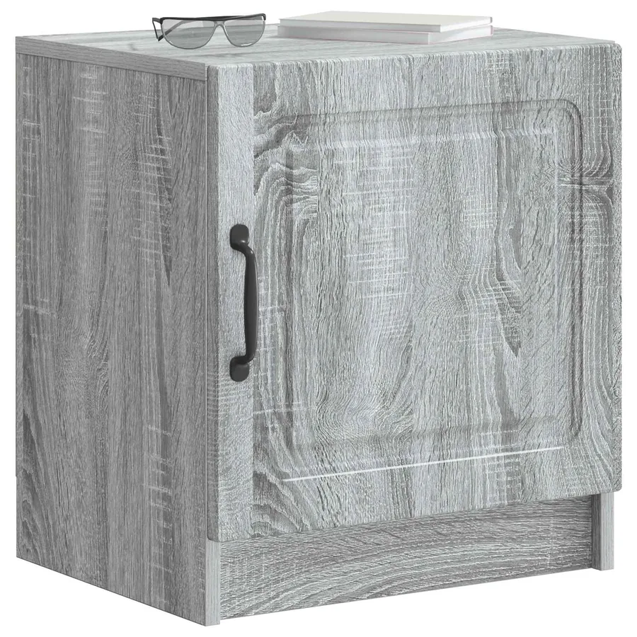 Cabinet de chevet 2 pcs Sonoma gris 43 x 34,5 x 47 cm - 3
