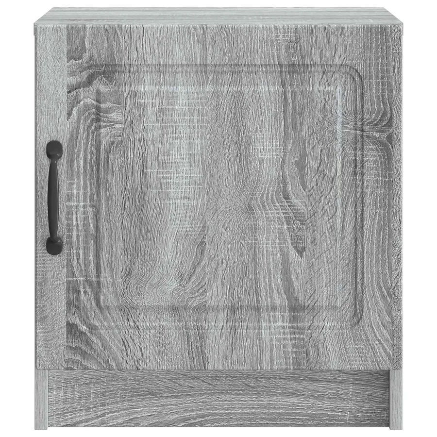 Cabinet de chevet 2 pcs Sonoma gris 43 x 34,5 x 47 cm - 7