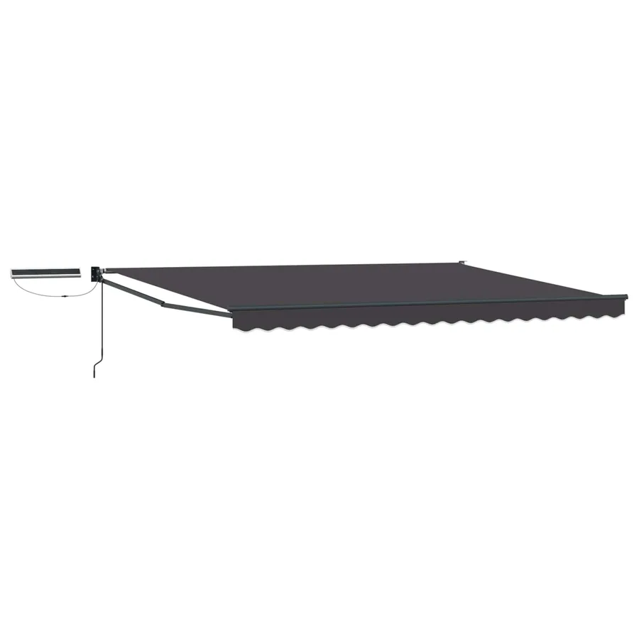 Auvent rétractable électrique Anthracite 4 x 2 m - 2