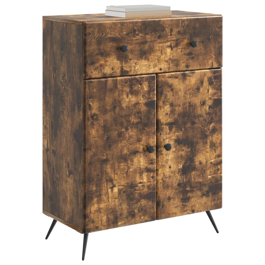 Buffet Chêne fumé 66 x 34,5 x 90 cm Bois d'ingénierie - 3