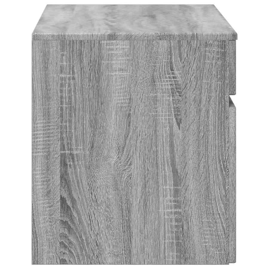 Cabinet de Salle de Bain Mural Sonoma gris 59 x 44,5 x 50 cm - 3