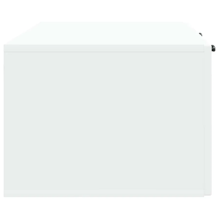 Meuble TV mural Blanc 98 x 41 x 30 cm Bois d'ingénierie - 7