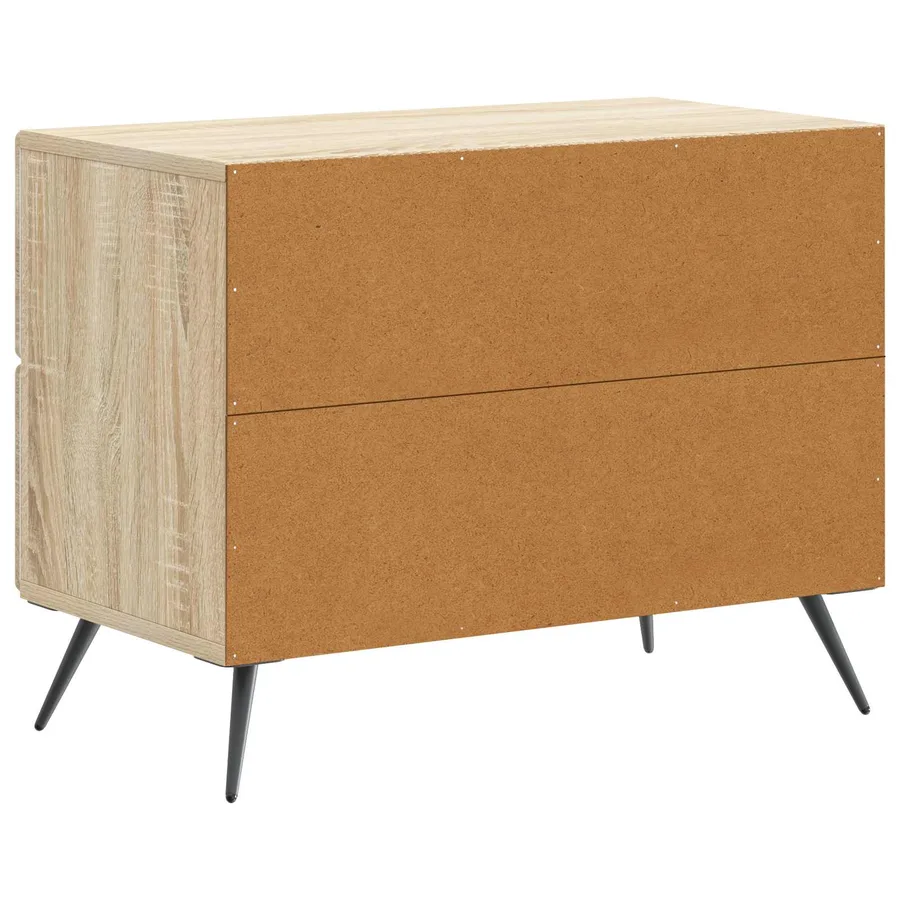 Cabinet de chevet avec tiroir Chêne Sonoma 62 x 34,5 x 47,5 cm - 7