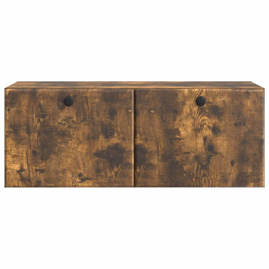 Meuble TV mural 78,5 x 31 x 30 cm Chêne fumé Bois d'ingénierie - 6