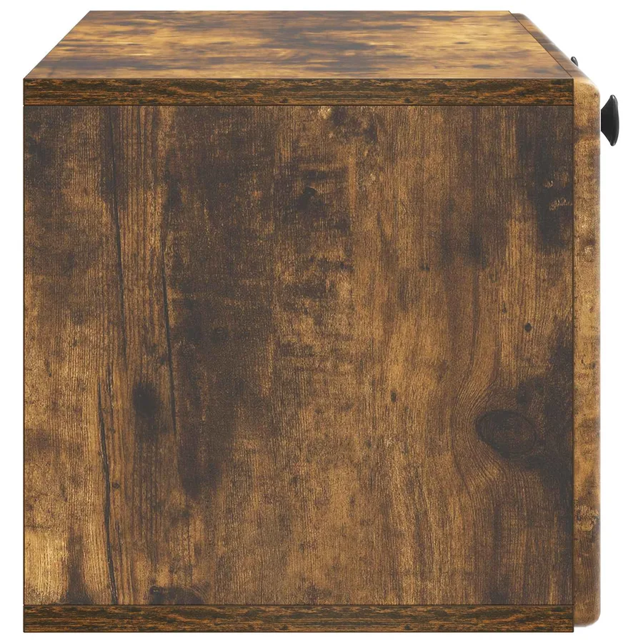Meuble TV mural 78,5 x 31 x 30 cm Chêne fumé Bois d'ingénierie - 7