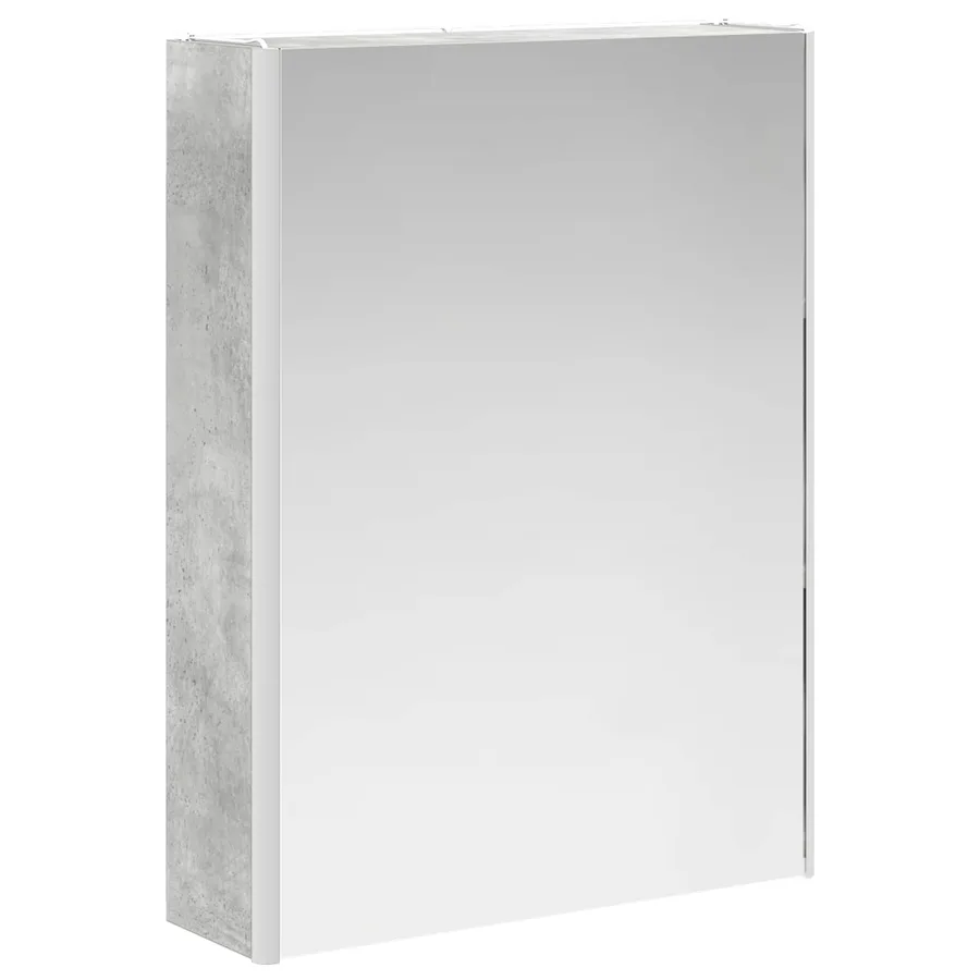 Ensemble d'armoire de salle de bain 5 pcs Gris béton - 7