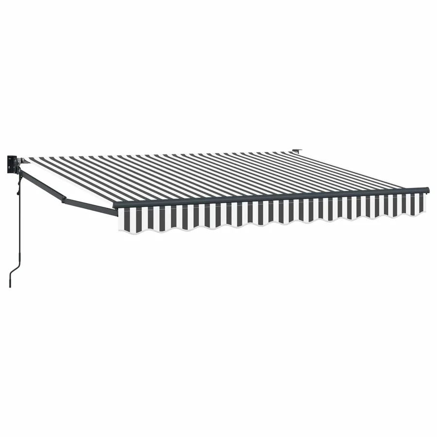 Auvent rétractable Anthracite et blanc 2,5 x 2 m - 2