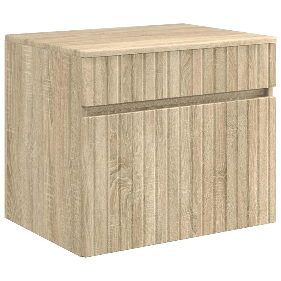 Ensemble d'armoire de salle de bain 5 pcs Chêne Sonoma - 6