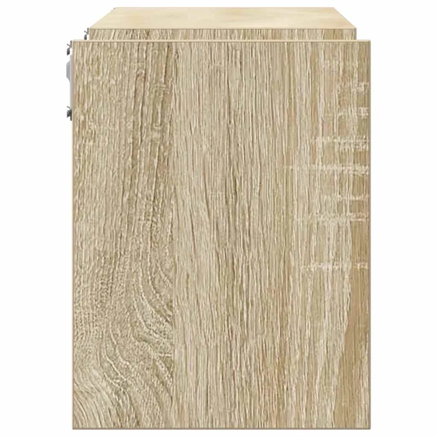 Étagères murales 2 pcs chêne sonoma 100x15x20cm bois ingénierie - 6