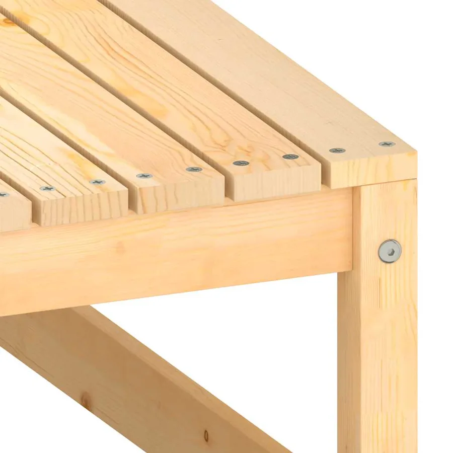 Salon de jardin 2 pcs avec coussins Bois de pin massif - 10