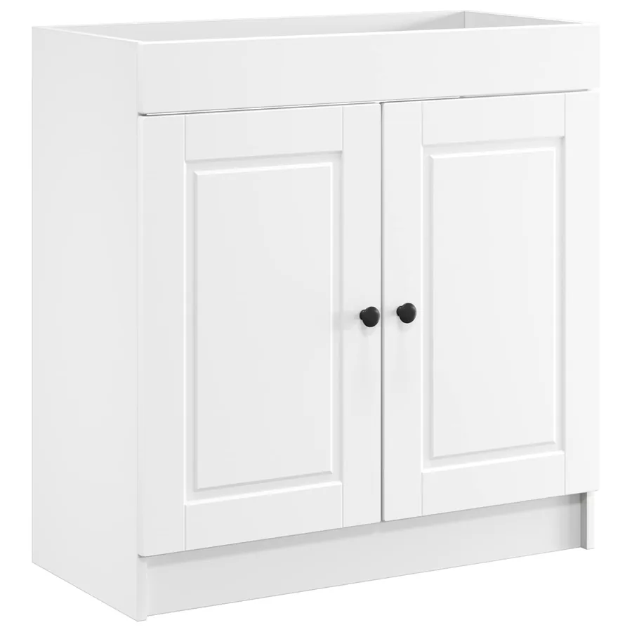 Ensemble de mobilier de salle de bain Blanc 56 x 37,5 x 81 cm - 4