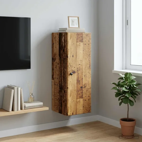 Armoire Murale Bois ancien 33 x 34,5 x 90 cm Bois d'ingénierie