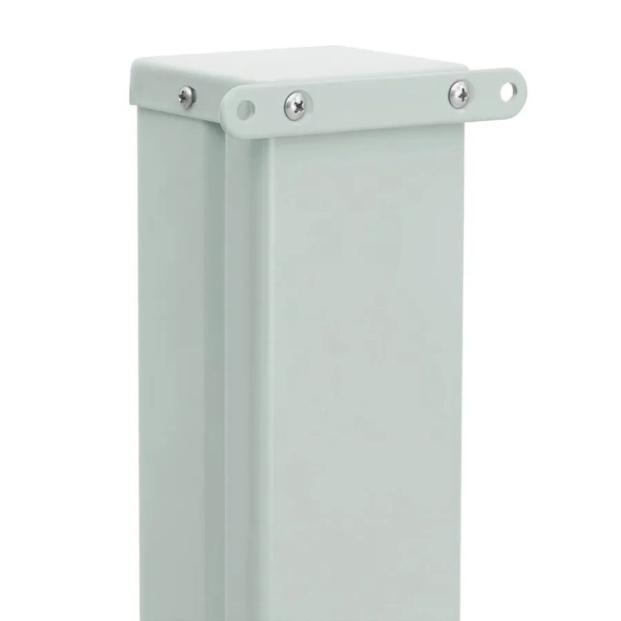 Auvent latéral rétractable de patio 100x500 cm Crème - 10