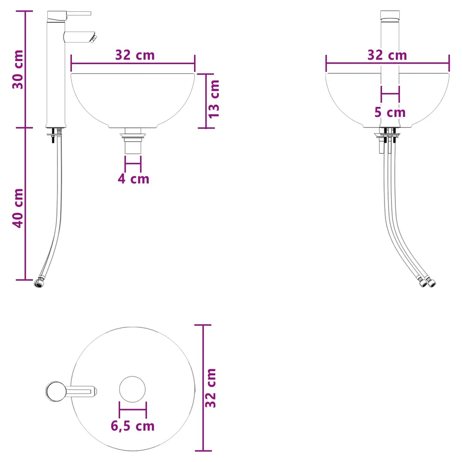 Vanité de lavabo mural Sonoma gris 49,5 x 35 x 63 cm - 8