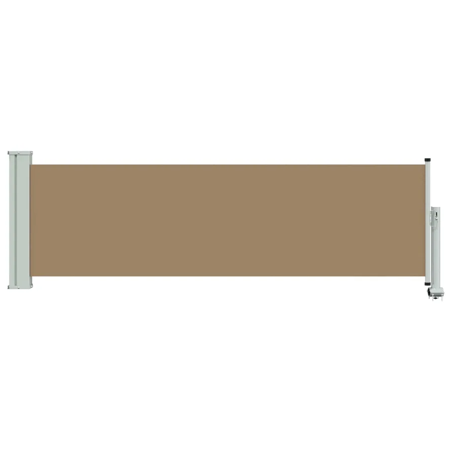 Auvent latéral 60 x 300 cm 100% polyester fer acier - 2