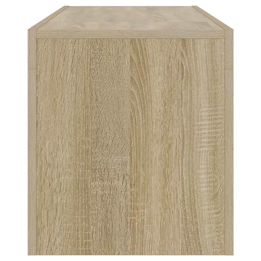 Meuble TV avec lumières LED chêne sonoma 120x35x40 cm - 11