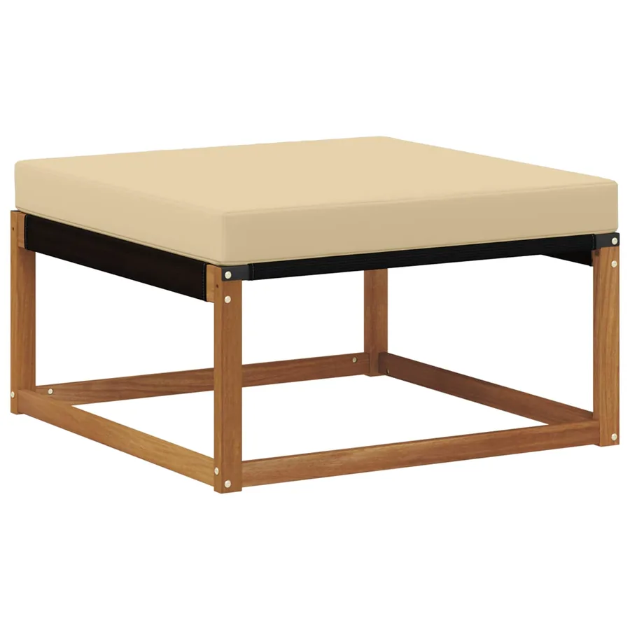Ensemble de canapés d'extérieur 22 pcs Naturel et Beige - 7