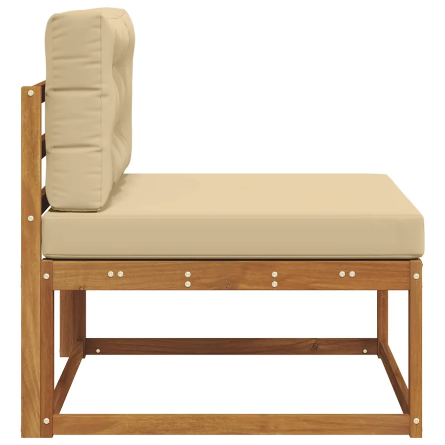 Sofa de milieu extérieur Naturel - 4