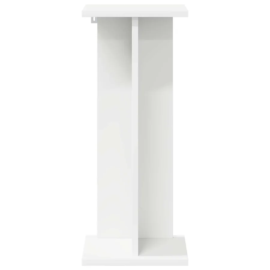 Support de Plante Blanc 25 x 25,5 x 60,5 cm Bois d’ingénierie - 5