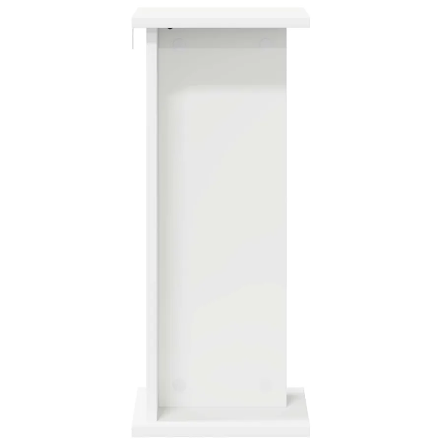 Support de Plante Blanc 25 x 25,5 x 60,5 cm Bois d’ingénierie - 6