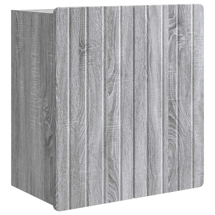 Armoire Murale Sonoma gris 59 x 31 x 64 cm Bois d'ingénierie - 2