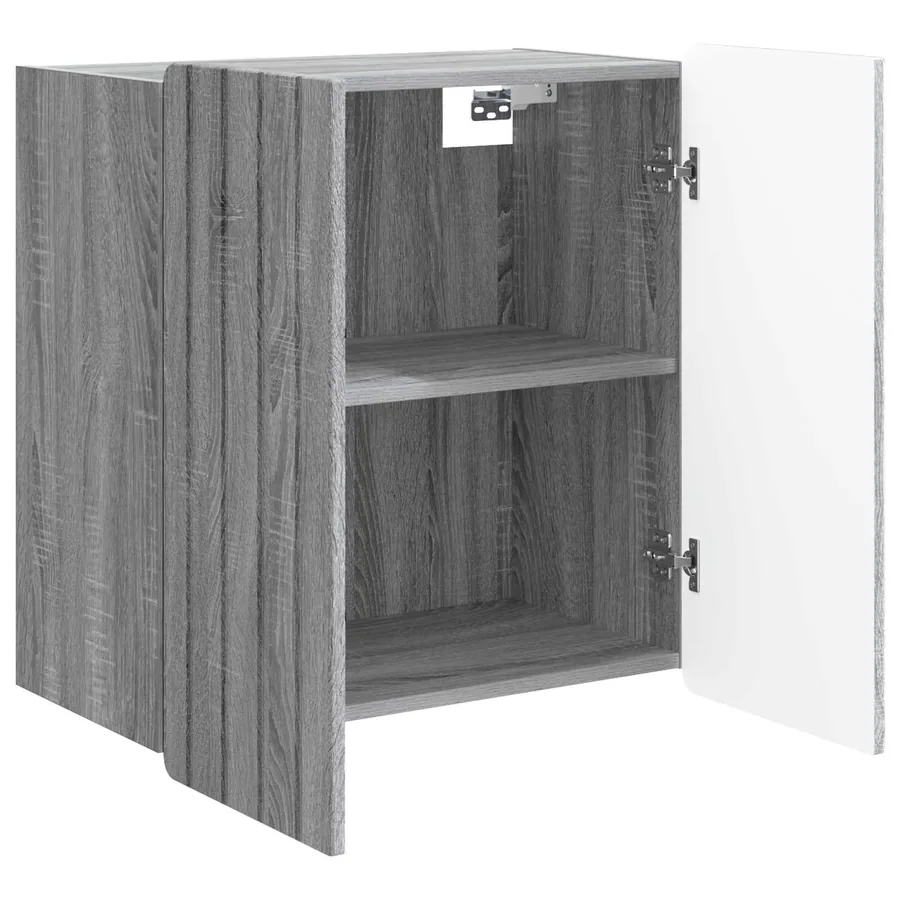 Armoire Murale Sonoma gris 59 x 31 x 64 cm Bois d'ingénierie - 3