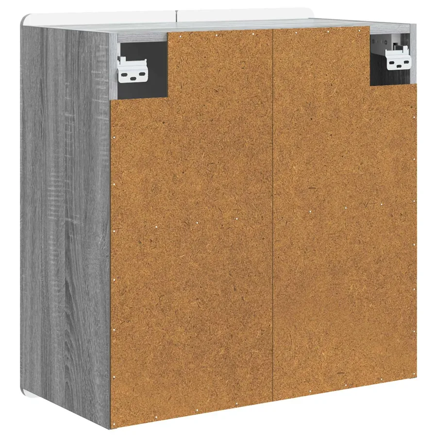 Armoire Murale Sonoma gris 59 x 31 x 64 cm Bois d'ingénierie - 6