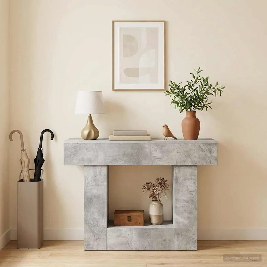 Gris Béton 101 x 30 x 74 cm - 4
