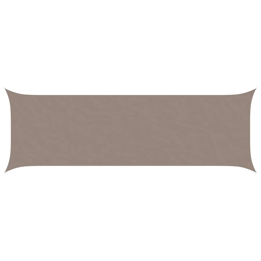 Voile d'ombre Taupe 6 x 2 m 100 % polyester Oxford - 2