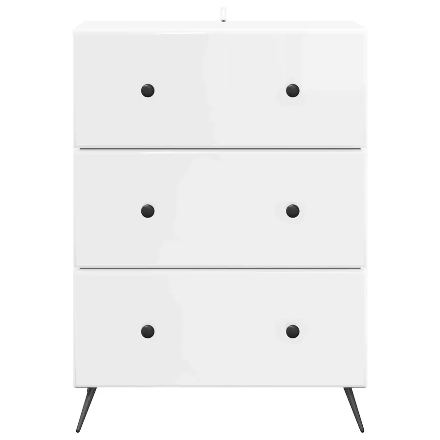 Armoire à tiroirs Blanc brillant 66 x 34,5 x 90 cm - 6