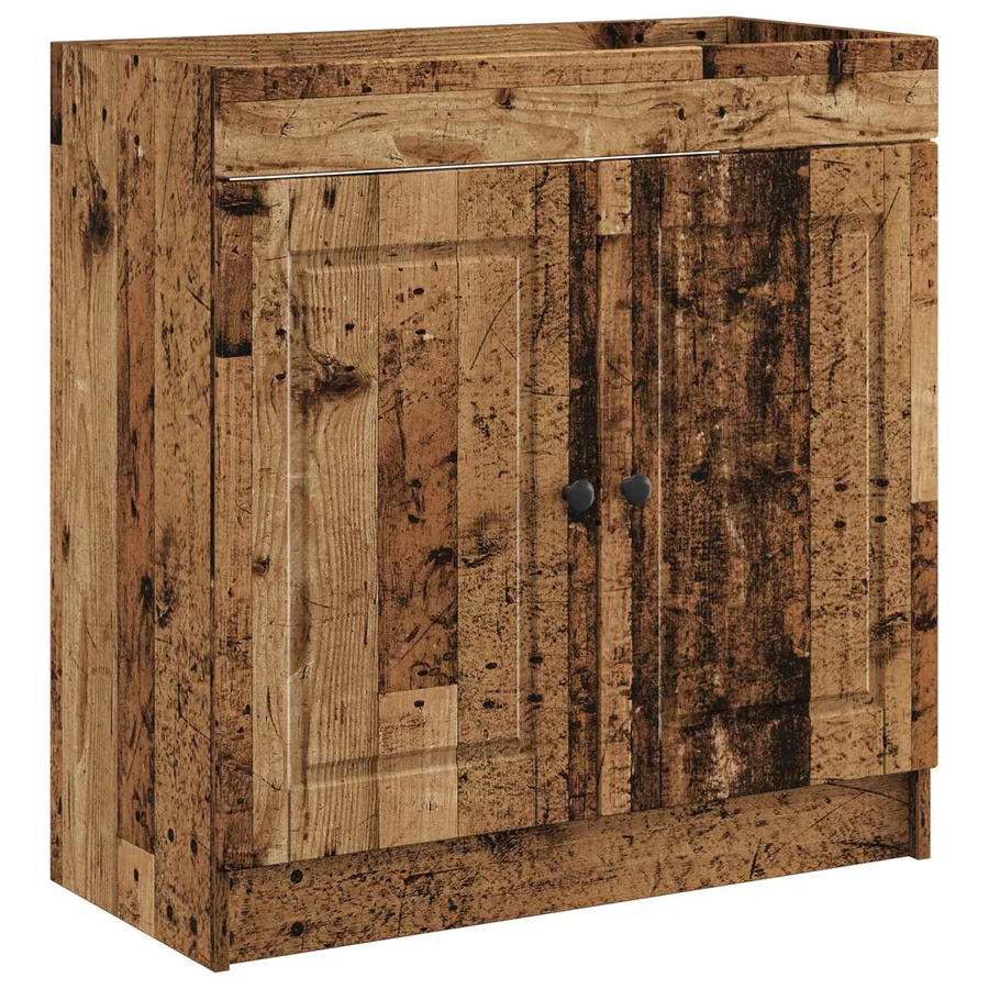 Ensemble de mobilier de salle de bain Bois ancien - 4