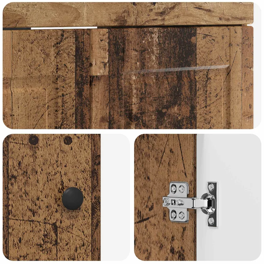 Ensemble de mobilier de salle de bain Bois ancien - 8