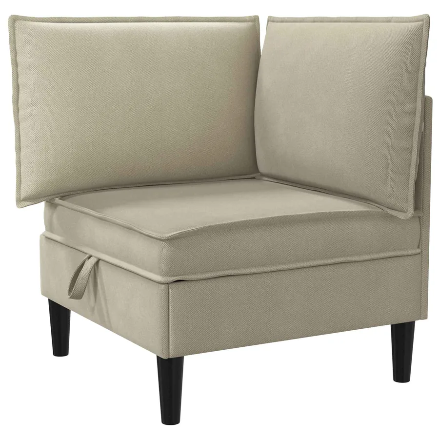Ensemble de meubles pour le salon 4 pcs Sable Tissu - 4