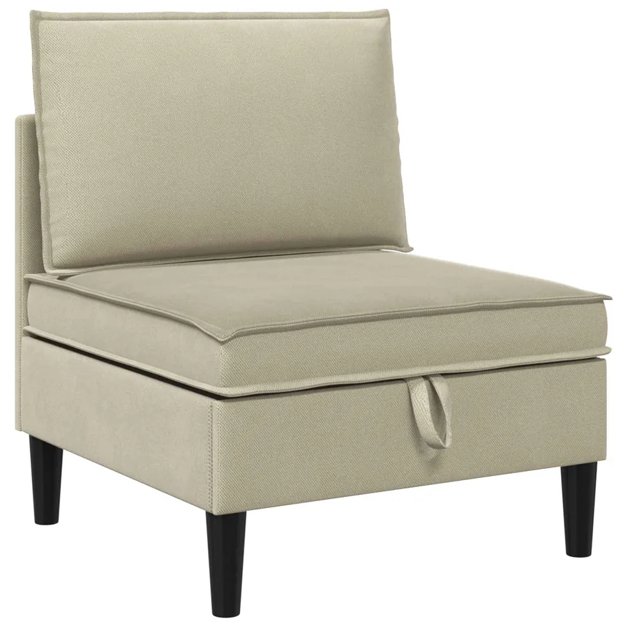 Ensemble de meubles pour le salon 4 pcs Sable Tissu - 5