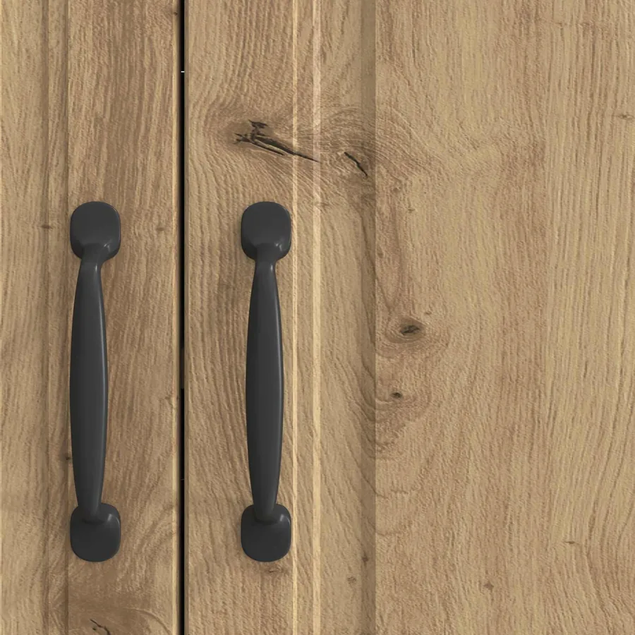 Buffet Chêne artisanal 89 x 34,5 x 77 cm Bois d'ingénierie - 8