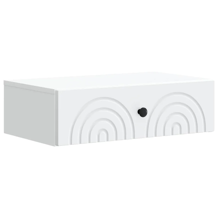 Table d'appoint murale Blanc 59 x 34,5 x 17 cm - 2