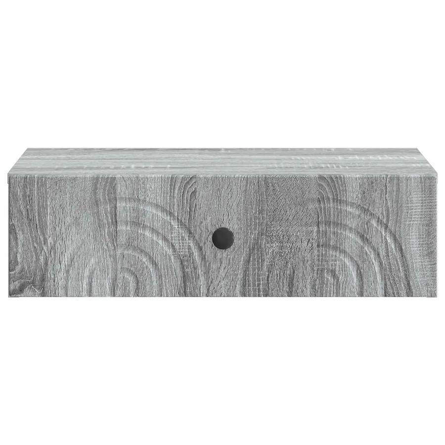 Table d'appoint murale Sonoma gris 59 x 34,5 x 17 cm - 5
