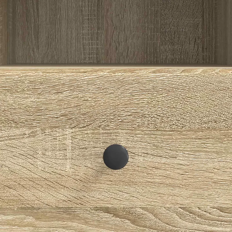 Meuble TV Chêne Sonoma 102 x 34,5 x 50 cm Bois d'ingénierie - 10