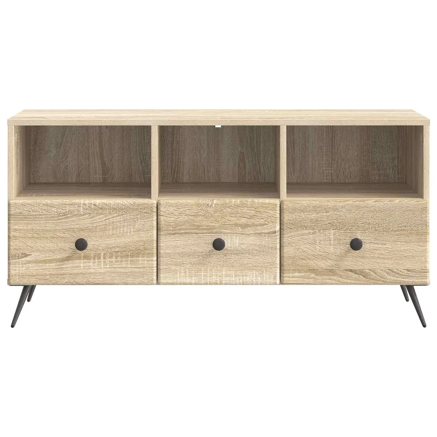 Meuble TV Chêne Sonoma 102 x 34,5 x 50 cm Bois d'ingénierie - 6