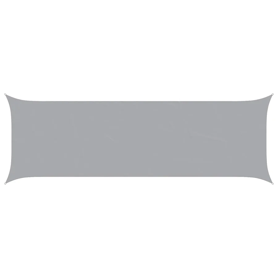 Voile d'ombre Gris clair 6 x 2 m 100 % polyester Oxford - 2
