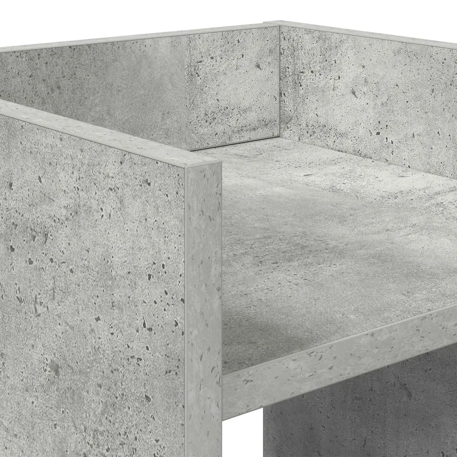 Support de Plante 2 pc Gris Béton 30 x 30 x 100 cm - 9
