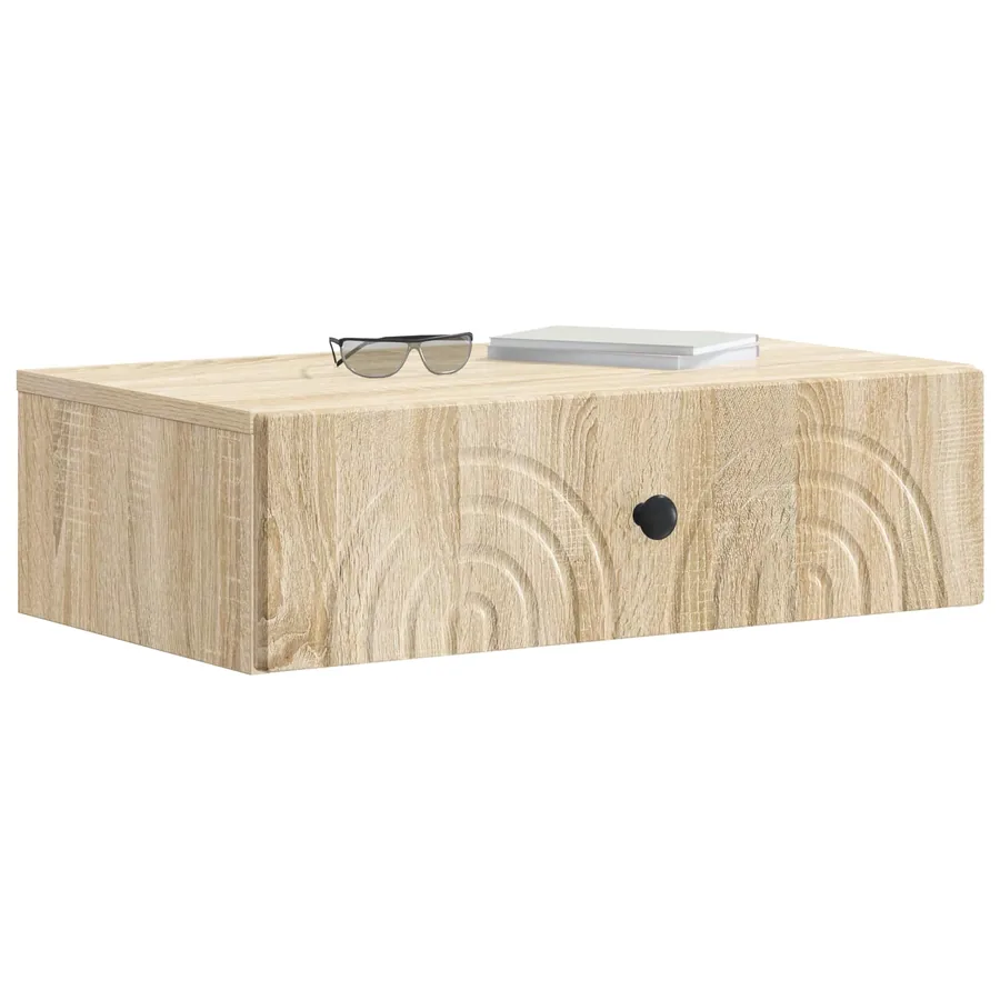 Table d'appoint murale Chêne Sonoma 59 x 34,5 x 17 cm - 3